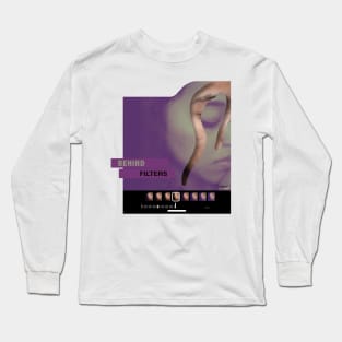 Behind Filters/Remove Filters Campaign Purple Long Sleeve T-Shirt